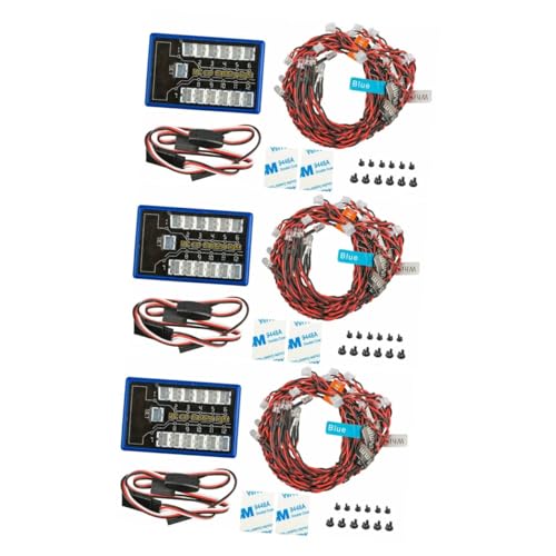 Luces LED multicolores para coche RC para evitar pérdidas en la oscuridad con ifundom 5
