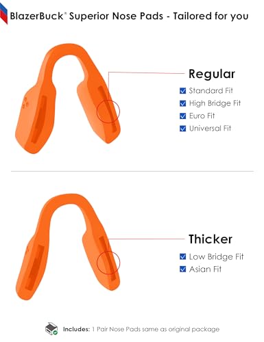 Image of BLAZERBUCK Replacement Nose Piece Nose Pads for Oakley Miter OX8154 Eyeglass