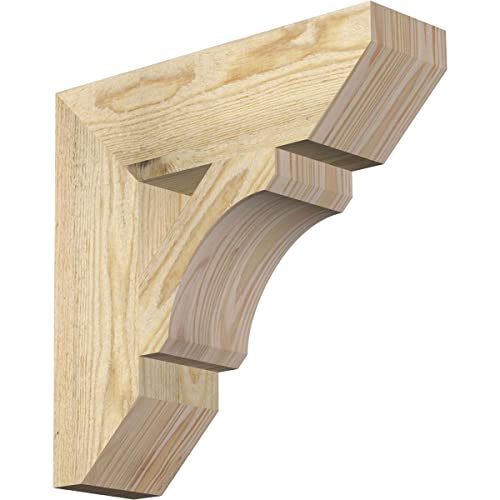 4"W x 14"D x 14"H Legacy Slat Rough Sawn Bracket, Douglas Fir