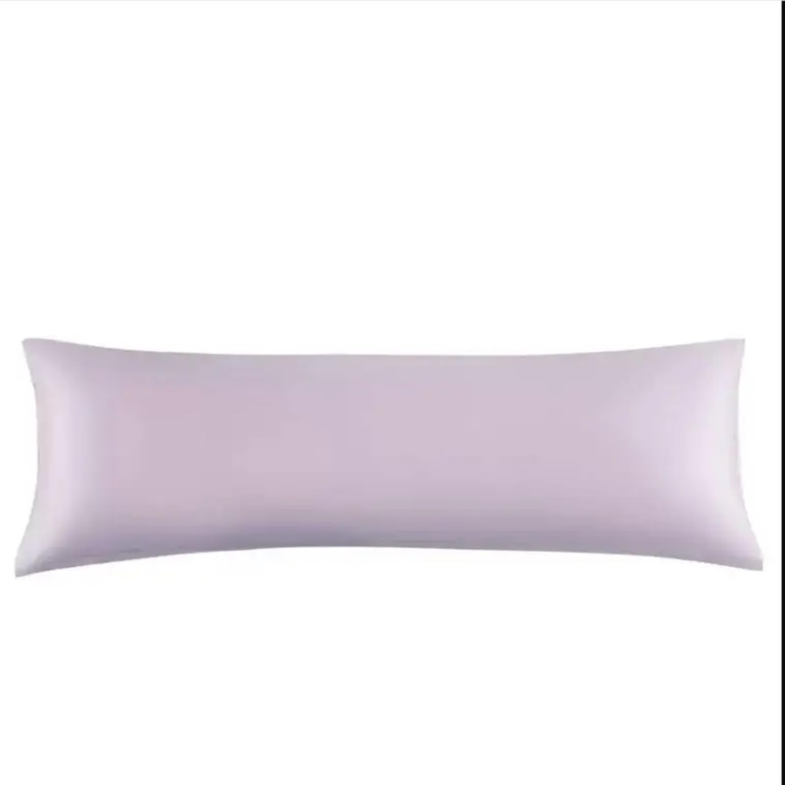 Taie d'oreiller en soie de qualité supérieure de 22 mm – Taie d'oreiller longue de luxe pour couple (48 x 150 cm, couleur montrée-04) – Soie véritable, hypoallergénique, douce et respirante, pour les