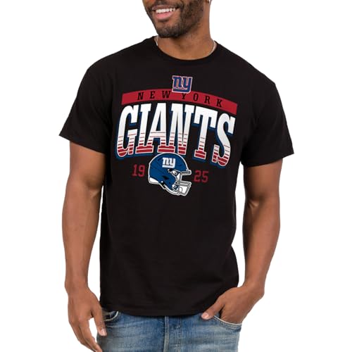 Junk Food NFL - New York Giants Mighty Adult SS T-Shirt Black by Junk Food - Used condition - US$33.24