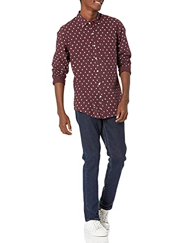 Goodthreads Camicia in Popeline con Stampa a