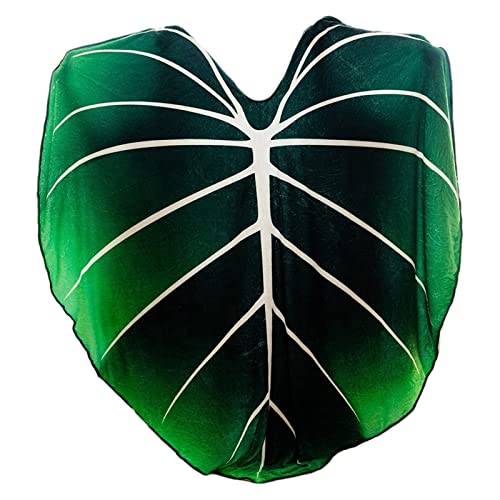MagiDeal Überwurfdecke für Couch, grüne Blattform, superweicher Plüschflanell, Bequeme, Dicke Überwürfe und Decken, dekorativ für Sofa, Bett, Zwei Größen zur, 160 x 220 cm Cover