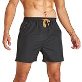 Bequeme Beach Shorts mit verstellbare elastische bund und tunnelzug für mehr Passform.
