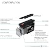 Mighty Max Battery 6V 12AH F2 SLA Replacement Battery for Hubbell 1200006, HE650, HE625
