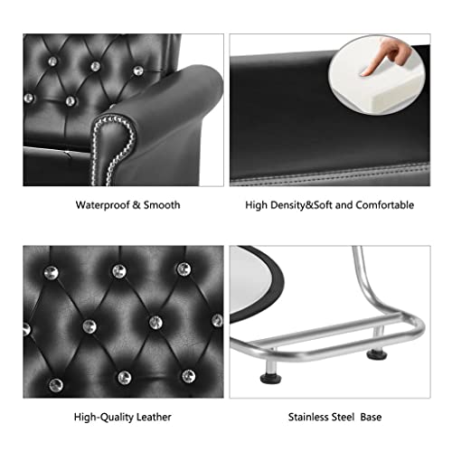 Artist Hand Salon Chair For Hair Stylist All Purpose Barber Chair Hydraulic Retro Barber Chair Antique Styling Beauty Equipment For Women Man, Max Load Weight 330 Lbs #TOP1