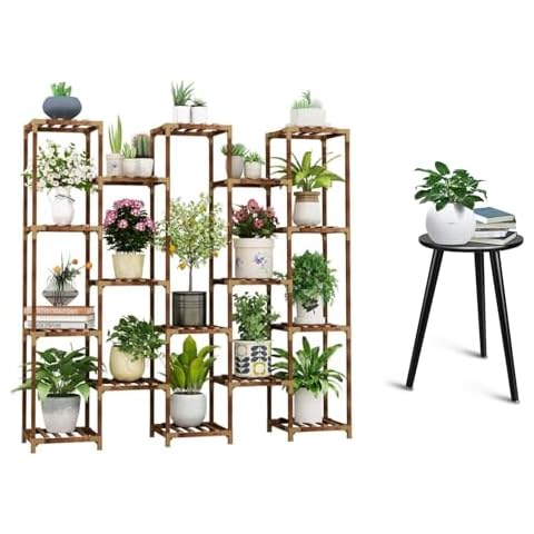 Uneedem Tall Holder for Flower Pots, 17 Tiered Flower Plant Stands Cover