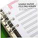 Holibanna 16 Sheets Punch Reinforcement Stickers for Star Paper Planner Binder Hole Punch Sticker Labels for Loose Leaf Wide Ruled Paper Binder