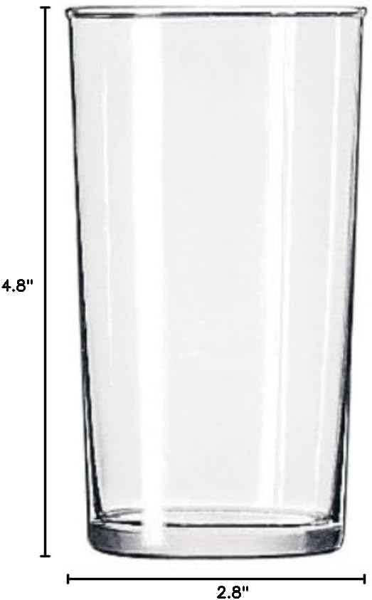 Libbey RLBDL01 Straight Side Collins No. 53 Soda Glass (6 Pieces)