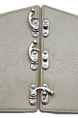 Women Gold Metal Skinny Waistband Fashion Belt Snake Wrap Around Buckle Cobra2