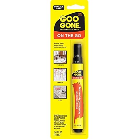 Goo Gone on the Go Pen - Adhesive Remover - Quickly Removing Stubborn Stickers Crayon Tape and More Cover