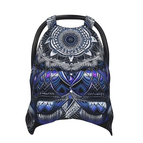 Housse de siege auto bebe mandala pour des balades sereines et un allaitement intimiste