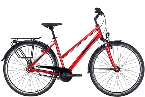 Pegasus Solero SL 7 28 Zoll Trapez Trekkingrad 7-Gang Nabenschaltung rot
