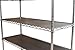Sterling Shelf Liners for Wire Shelf System: Set of 5 in Graphite: 14 x 30 inch: Plastic Wire Shelving Mats