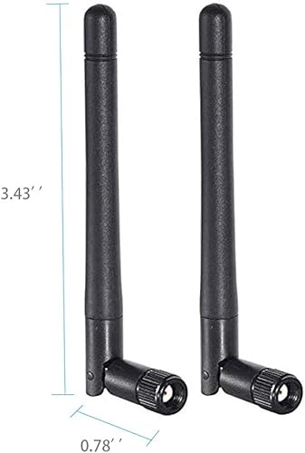 Miniatura 2 de CORONIR WiFi de banda dual 2.4GHz 5GHz 5.8GHz 3dBi MIMO RP-SMA antena macho para enrutador WiFi repetidor de señal inalámbrico tarjeta de red USB