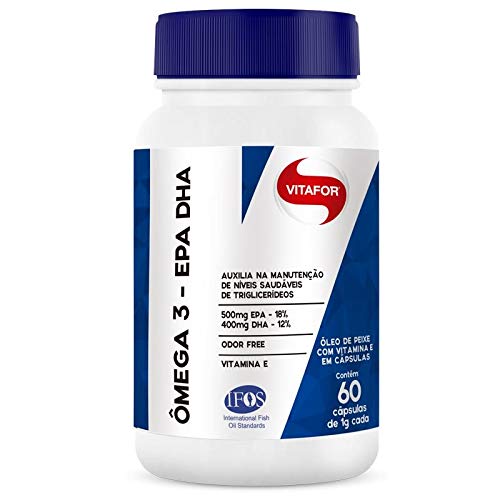 Ômega 3 EPA DHA 1000mg Vitafor 60 cápsulas