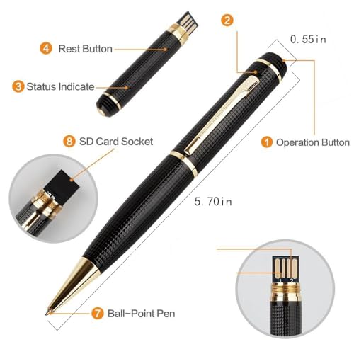 Stylo plume multifonction USB 32 Go à double mode interchangeable
