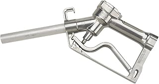 GPI 3/4' Manual Fuel Nozzle - Black Diamond Endurance, Aluminum Body, Ball Valve, 2 Ports, 3/4 Inch NPT, Black