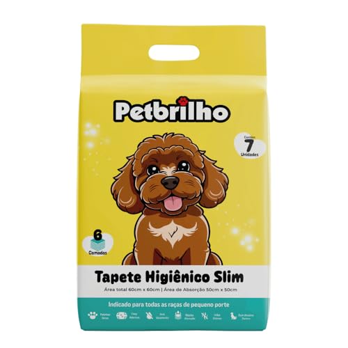 Petbrilho Tapete Higienico Com 7 Unidades Branco