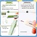 New Upgraded 3 in 1 Automatic Needle Threaders Seam Ripper with Magnetic Storage Needle Box,Needle Threaders Quick Sewing Kit (Green)