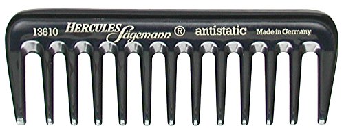 Hercules Sägemann Styling Comb 4' | Ebonite - Made in Germany