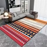 Decoration Chambre Ado Fille Tapis Ado Tapis De Salon De Style Ethnique Tapis De Table Basse De Style Exotique Géométrique Tapis De Séjour chez L'habitant RougeDeco Chambre Aesthetic 80X120cm