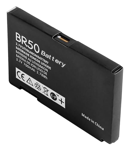 SHAWOROCE 750mAh 3,7V Akku BR50 BA700 Kompatibel mit Motorola Handy Telefon Razr V3 V3C V3E V3I PEBL U6 Prolife 300/500 Flip P Moto Mobile Smartphone Li-Ionen Batterie Wiederaufladbare