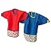 KLADD PRICKAR Bib, assorted sets of red and blue - pack of 2