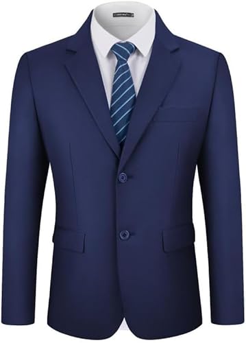 جاكيت بليزر كلاسيكي للرجال بلون كحلي (كحلي، 44)