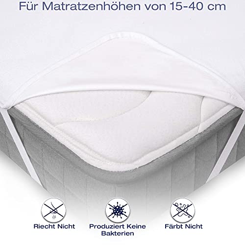 Matratzenschoner 180 x 200 cm von Lotusein – Wasserdicht und Oeko-Tex zertifiziert