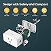 Linkind Matter Smart Plug, Work with Apple Home, Siri, Alexa, Google, SmartThings, Smart Home Smart Outlet Timer 15A/1800W, APP Remote Control & Schedule, ETL & FCC Certified, 2.4G Wi-Fi Only, 4 Pack