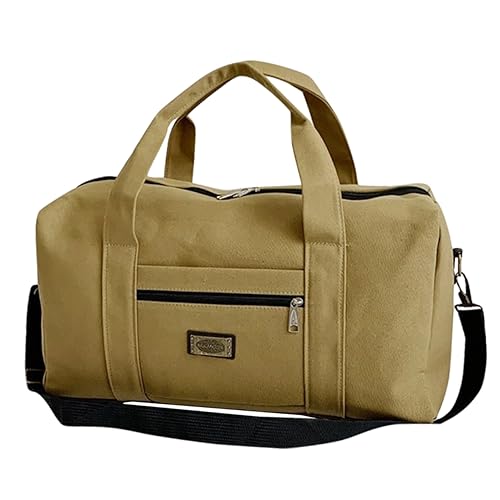 Gatuida Große Sport und Reisetasche aus Robustem Canvas mit Verstellbarem Schultergurt Tragbare Fitnesstasche für Outdoor Training und Wochenendreisen