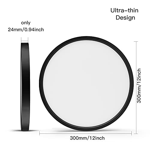 Ocioc Flush Mount Ceiling Light Black thumb #5