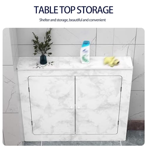 Mueble protector de radiador para evitar quemaduras con doble puerta de madera 8