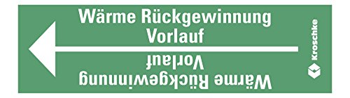 LEMAX® Rohrleitungsband Wärme Rückgewinnung Vorlauf,praxisbewährt,ab Ø 10mm,grün/weiß,33m/Rolle