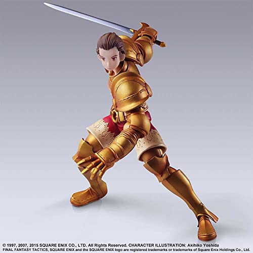 Final Fantasy Tactics Bling Arts Dilita Hyrule Pvc Painted Action Figure #TOP4