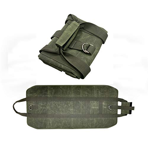 Gialer Firewood Carrier, Heavy Duty Canvas Bag, Large Log Waxed Carrier Tote Bags Fireplace Logs Wood Stove Accessories, Campfire Chimenea, Wood Bucket Holder Indoor Rack, Outdoor Camping Canvas Bags #TOP2