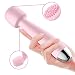 Electric Massager Personal Handheld Therapy Shoulders Foot Neck Back Face Massage Magic Cordless Vibration Speed 10X Rechargeable Silicone Therapeautic Muscle Sport Recovery Waterproof