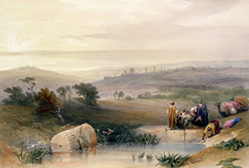 Affiche Toile Avril de Jérusalem créez une ambiance galerie d'art dans votre salon