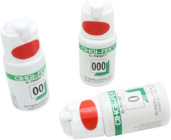 3pcs Dental Gingival Retraction Cord Gum Line 2m Size 0, 00, 000
