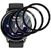 Produktbild IQShield Panzer Schutz Glas Kompatibel mit Garmin Venu 4 45mm, HD Panzer Schutzfolie, 3D Runde Kante Displayschutz, Touch Sensitive, Blasenfest Schutzglas, Anti-Kratzer Panzerfolie, 3 Stück