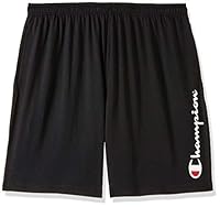 Champion Men's Script Jersey Short, Black, Large