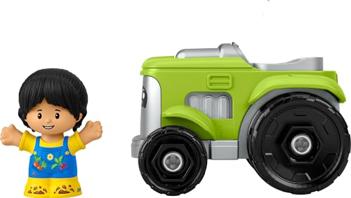 image for ​Fisher-Price Little People Toddler Toy Tractor and Farmer Character