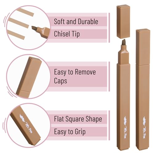 image for Mr. Pen- Aesthetic Highlighters, 8 Pack, Chisel Tip, Vintage Brown, Cu