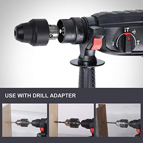 Mandrin interchangeable SDS Plus compatible Bosch GBH 2-28 DFV noir - 5