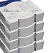 Produktbild 4-er Pack Melaminkantenumleimer in Weiß 24 mm x 5 m Rolle (4 Rollen = 20 Meter) Umleimer in Weiss, glatt und strukturlos, Kantenumleimer inkl. Schmelzkleber