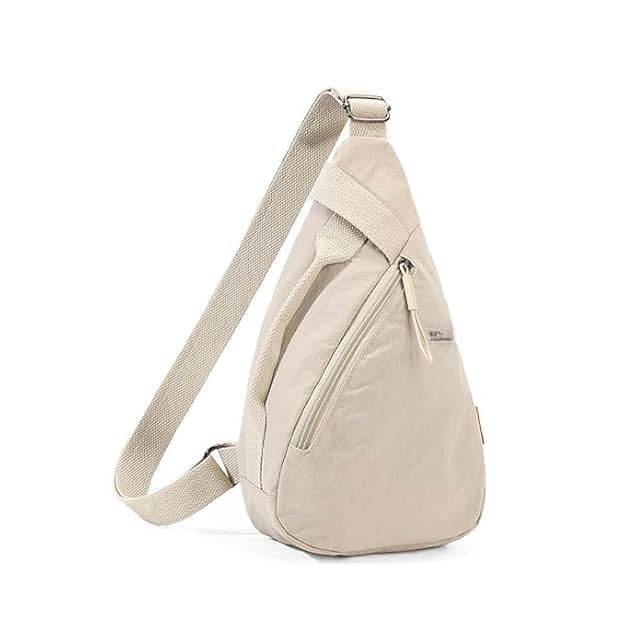 mivanta Chest Bag for Men, Lightweight Washed Nylon Sling Bag, Crossbody Shoulder Bag with Main Compartment & Hidden Pocket for Commute, Work, Hiking-picture-53