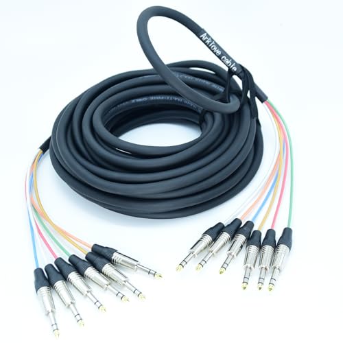 Câble DMX 15,2 m TRS à signal équilibré et audio sans interférence Arklove