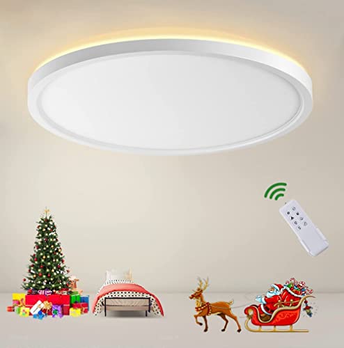 Anten TARA | Deckenlampe Dimmbar | 24W Deckenleuchte mit Fernbedienung | 4W...