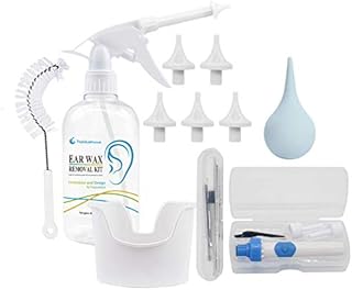 TopQuaFocus Ear Wax Remover Irrigation Tool Ear Cleaner and Spray Bottle Flush System